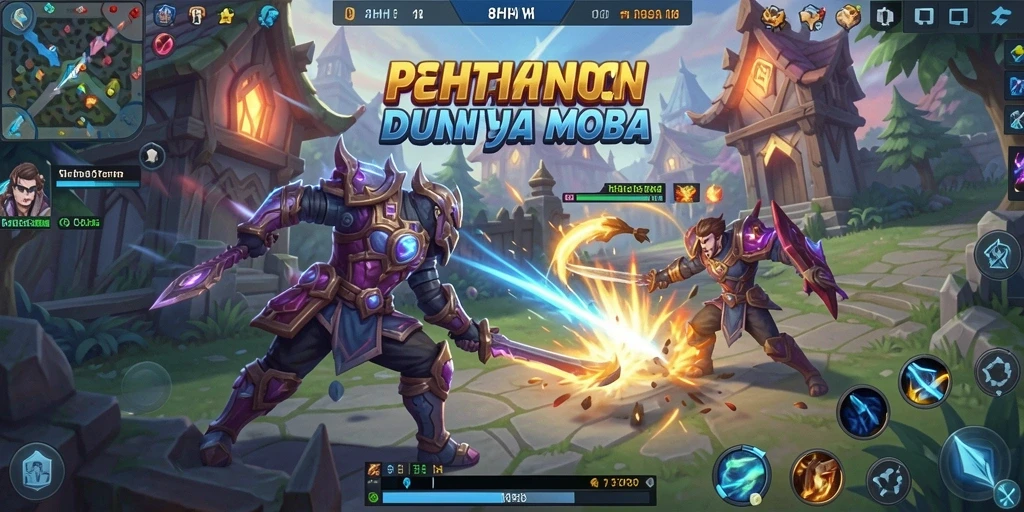 Gameplay seru dari 8HHH dalam pertarungan MOBA.