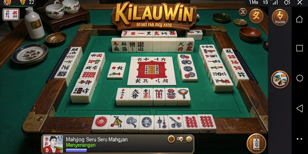 Screenshot KILAUWIN menampilkan gameplay Mahjong yang menarik dan seru.