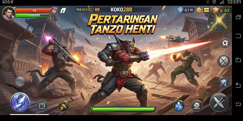 Tampilan gameplay KOKO288 yang mendebarkan dan penuh aksi.