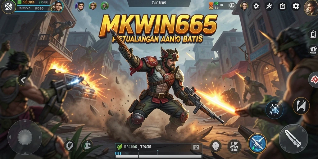 Screenshot gameplay MKWIN666 menampilkan aksi cepat dan mendebarkan.
