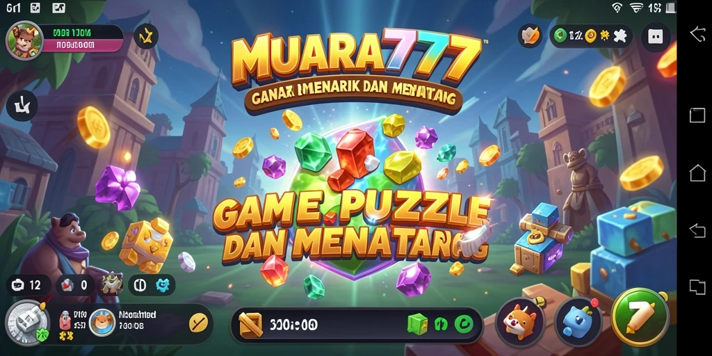Tampilan gameplay MUARA777 dengan teka-teki yang menantang dan menarik.
