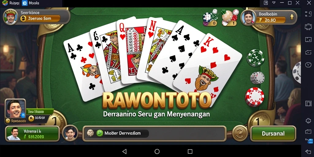 Screenshot gameplay RAWONTOTO yang seru dan menarik.