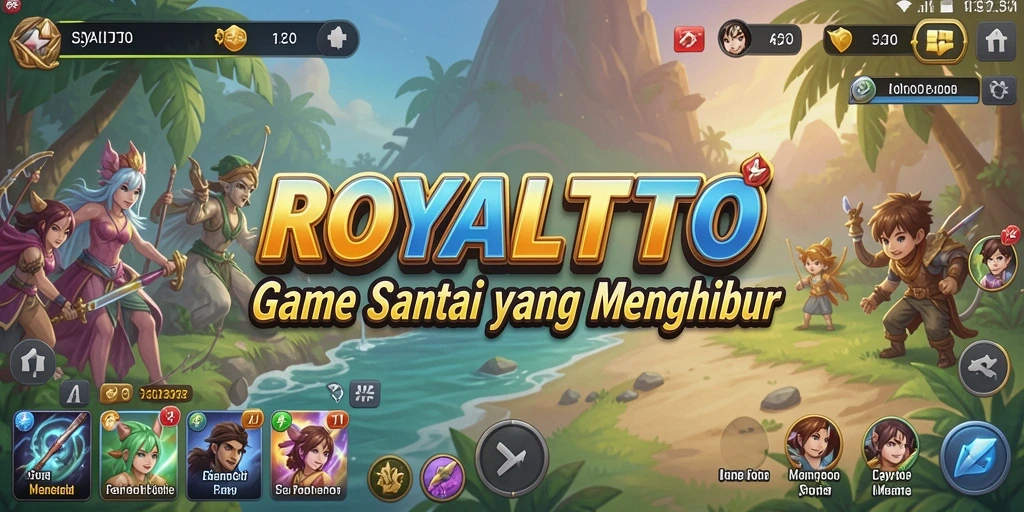Screenshot gameplay dari ROYALTOTO yang menunjukkan keseruan bermain.